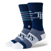 Tampa Bay Rays Closer Stance MLB Crew Socks - Taass for sale