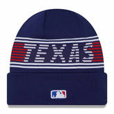 Texas Rangers Authentic 2024 MLB Clubhouse New Era Beanie Knit - Taass for sale