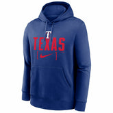 Texas Rangers Nike Club Slack MLB Hoodie Blue - Taass sale
