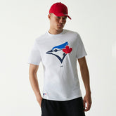 Toronto Blue Jays Team Logo New Era MLB T-Shirt White - Taass for sale