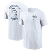 Washington Nationals City Connect 2-Hit Nike Cotton T-Shirt White - Taass online