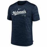 Washington Nationals 2024 MLB Authentic Practice Nike Velocity T-Shirt Navy - Taass discount