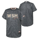 Washington Nationals Replica City Connect MLB Jersey Graphite (YOUTH) - Taass US