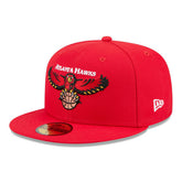 Atlanta Hawks 1972-2007 Hardwood Classics 59FIFTY Fitted Cap Red - Taass for sale