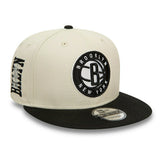 Brooklyn Nets NBA Logo New Era 9FIFTY Snapback Cap Stone - Taass online