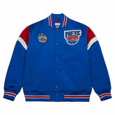New Jersey Nets Mitchell & Ness Heavyweight Satin NBA Jacket - Taass US