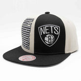 Brooklyn Nets Pop Panel Mitchell & Ness Snapback NBA Cap - Taass US