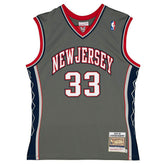 Stephon Marbury #33 New Jersey Nets 1999-00 Mitchell & Ness Authentic NBA Jersey Grey - Taass discount