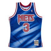 Dražen Petrović #3 New Jersey Nets 1990-91 Mitchell & Ness Swingman NBA Jersey Blue - Taass for sale