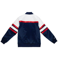 New Jersey Nets Mitchell & Ness Script Heavyweight Satin NBA Jacket - Taass US