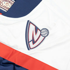 New Jersey Nets Mitchell & Ness Script Heavyweight Satin NBA Jacket - Taass US
