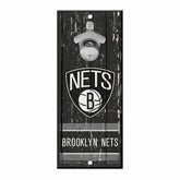 Brooklyn Nets WinCraft NBA Bottle Opener Sign - Taass discount