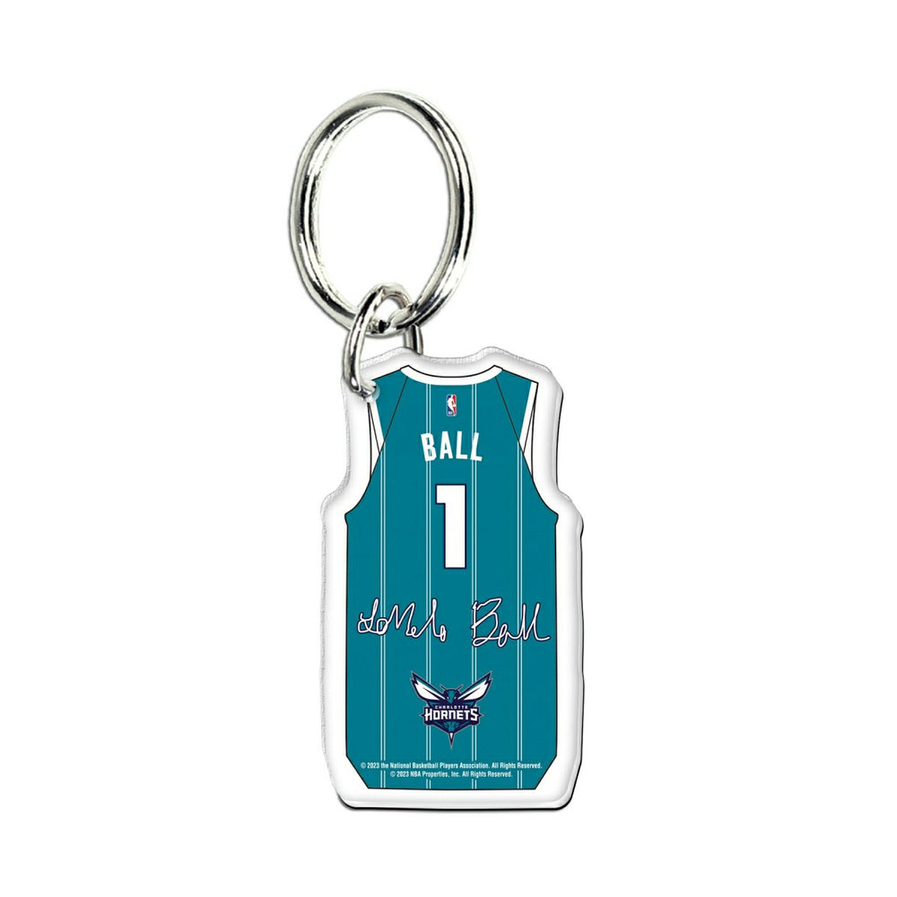 NBA Acrylic Jersey Keyring LaMelo Ball #1 Charlotte Hornets - Taass near me