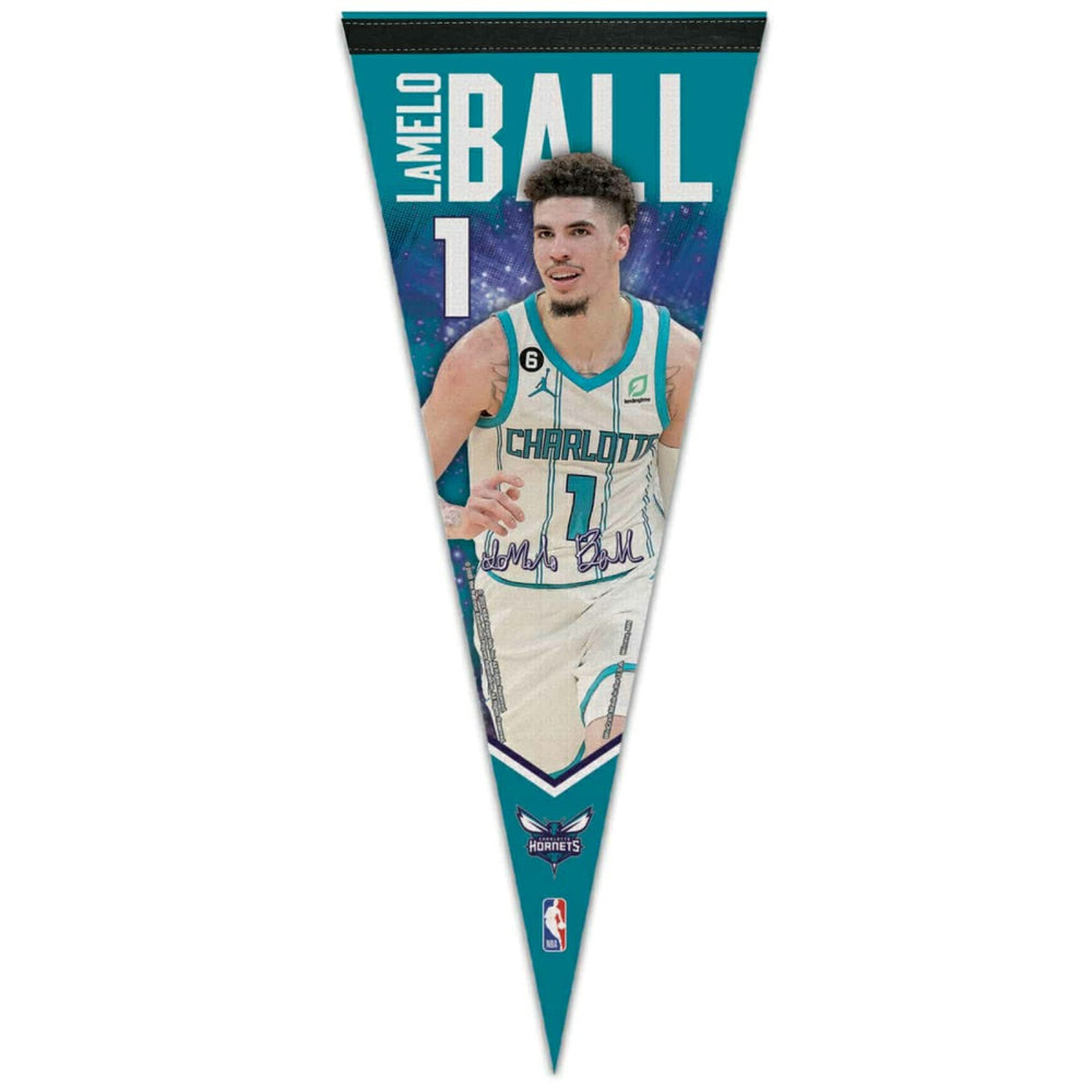 LaMelo Ball Charlotte Hornets WinCraft Premium NBA Pennant - Taass sale