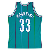Alonzo Mourning #33 Charlotte Hornets 1992-93 Swingman NBA Jersey - Taass for sale