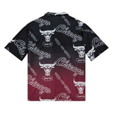 Chicago Bulls Mitchell & Ness Destination Leisure Button Up NBA Shirt - Taass sale