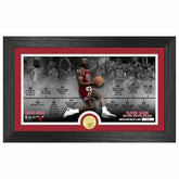 Michael Jordan Chicago Bulls Playing Career Bronze Coin Framed NBA Photo - Taass online