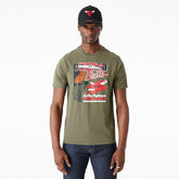 Chicago Bulls Player New Era NBA T-Shirt Olive - Taass near me