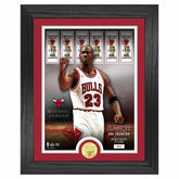 Michael Jordan Chicago Bulls Bronze Coin Framed NBA Photo - Taass online