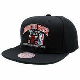 Chicago Bulls Back To Back Champions Mitchell & Ness Snapback NBA Cap - Taass sale