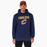 Cleveland Cavaliers Team Logo Hoodie NBA Sweatshirt Navy - Taass for sale
