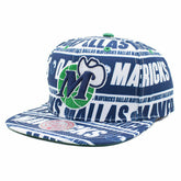Dallas Mavericks Meat Paper Snapback NBA Cap Teal - Taass sale