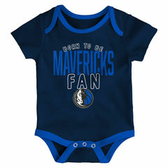 Dallas Mavericks Game Time NBA Baby Bodysuit Set (3-Piece) - Taass near me