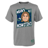 Dirk Nowitzki Dallas Mavericks Court King Youth NBA T-Shirt (YOUTH) - Taass US