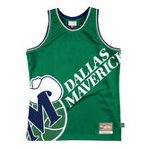 Dallas Mavericks Big Face 2.0 Mitchell & Ness NBA Jersey Green - Taass online