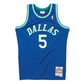 Jason Kidd #5 Dallas Mavericks 1994-95 Mitchell & Ness Swingman NBA Jersey Blue - Taass US