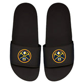 Denver Nuggets Primary Logo ISlide NBA Gel Slides Black - Taass online