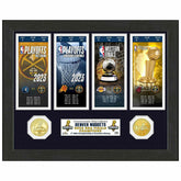 Denver Nuggets Road to the NBA Finals Tickets Bronze Coins Framed Photo - Taass near me
