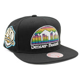 Denver Nuggets Neon Tropical Mitchell & Ness Snapback NBA Cap - Taass sale