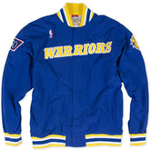 Golden State Warriors 1996-97 Authentic Warm Up NBA Jacket Blue - Taass for sale