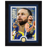 Stephen Curry Golden State Warriors Artist Proof Bronze Coin NBA Photo Frame - Taass sale
