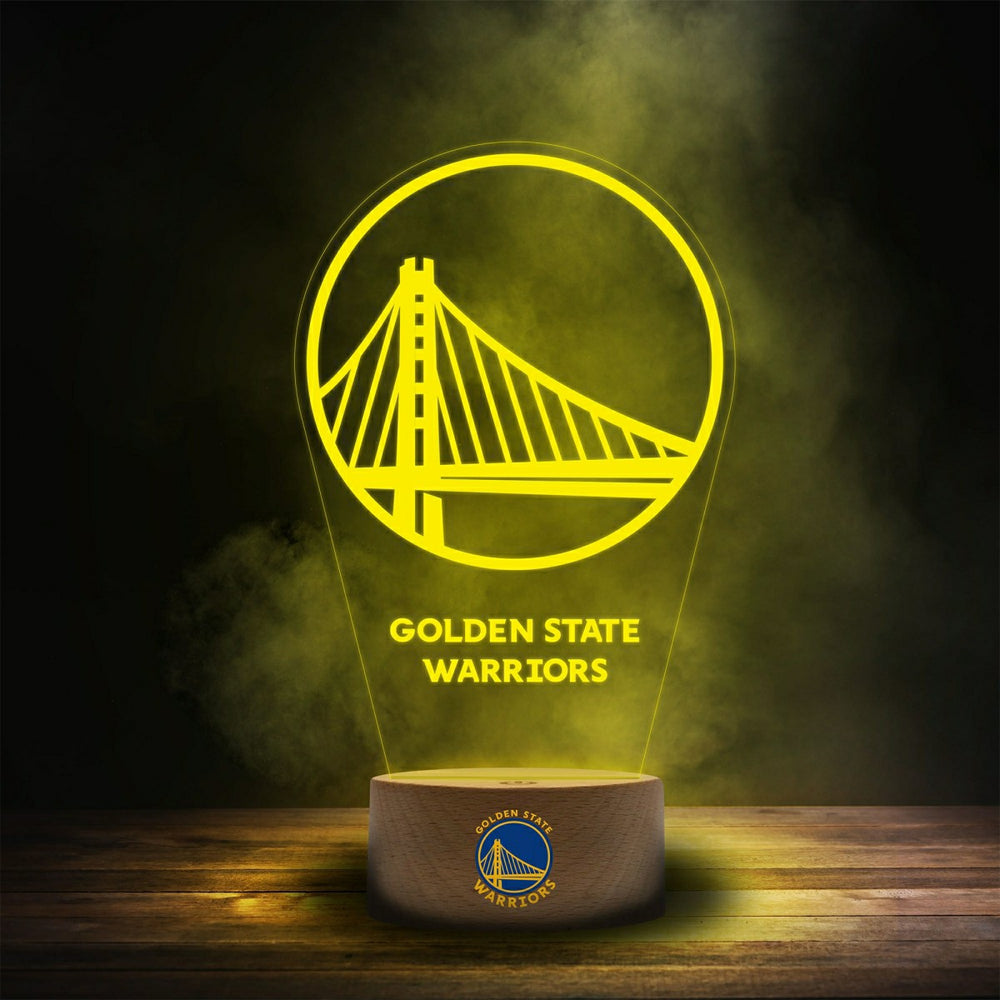 Golden State Warriors NBA Team Logo LED Sign - Taass US