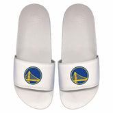 Golden State Warriors Primary Logo ISlide NBA Gel Slides White - Taass discount