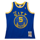 Baron Davis #5 Golden State Warriors 2004-05 Swingman NBA Jersey Blue - Taass online