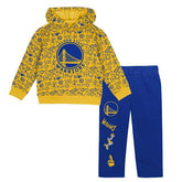 Golden State Warriors Toddler Give & Go NBA Hoodie Sweatpants Set - Taass for sale