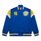 Golden State Warriors Mitchell & Ness Heavyweight Satin NBA Jacket - Taass sale