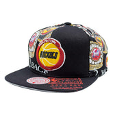 Houston Rockets Shirt Remix Mitchell & Ness Snapback NBA Cap Black - Taass online