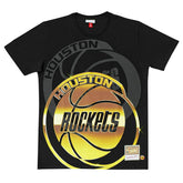 Houston Rockets Big Face 4.0 Heavyweight Mitchell & Ness NBA T-Shirt Black - Taass near me