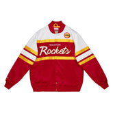Houston Rockets Mitchell & Ness Script Heavyweight Satin NBA Jacket - Taass US