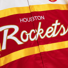 Houston Rockets Mitchell & Ness Script Heavyweight Satin NBA Jacket - Taass US