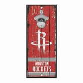 Houston Rockets NBA Bottle Opener Sign - Taass online