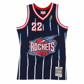 Clyde Drexler #22 Houston Rockets 1996-97 Swingman NBA Jersey Navy - Taass sale