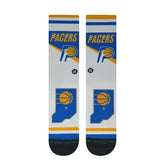 Indiana Pacers 2025-26 NBA City Edition Crew Socks - Taass sale