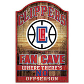 Los Angeles Clippers WinCraft NBA Fan Cave Wood Sign - Taass near me