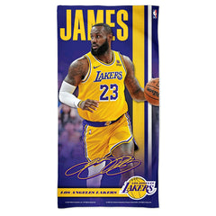 LeBron James Los Angeles Lakers NBA Beach Towel - Taass online