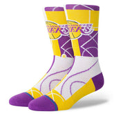 Los Angeles Lakers Zone Stance NBA Crew Socks - Taass near me